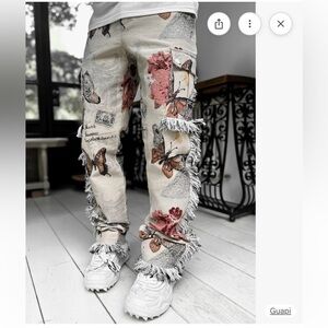 GUAPI La Ville Lumiere Tapestry Pants- 32